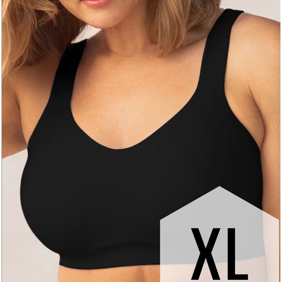 Shapermint Truekind Daily Comfort Wireless Shaper Bra Black XL - Picture 1 of 11